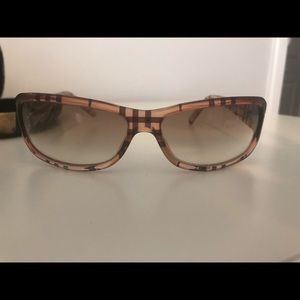Burberry check print sunglasses